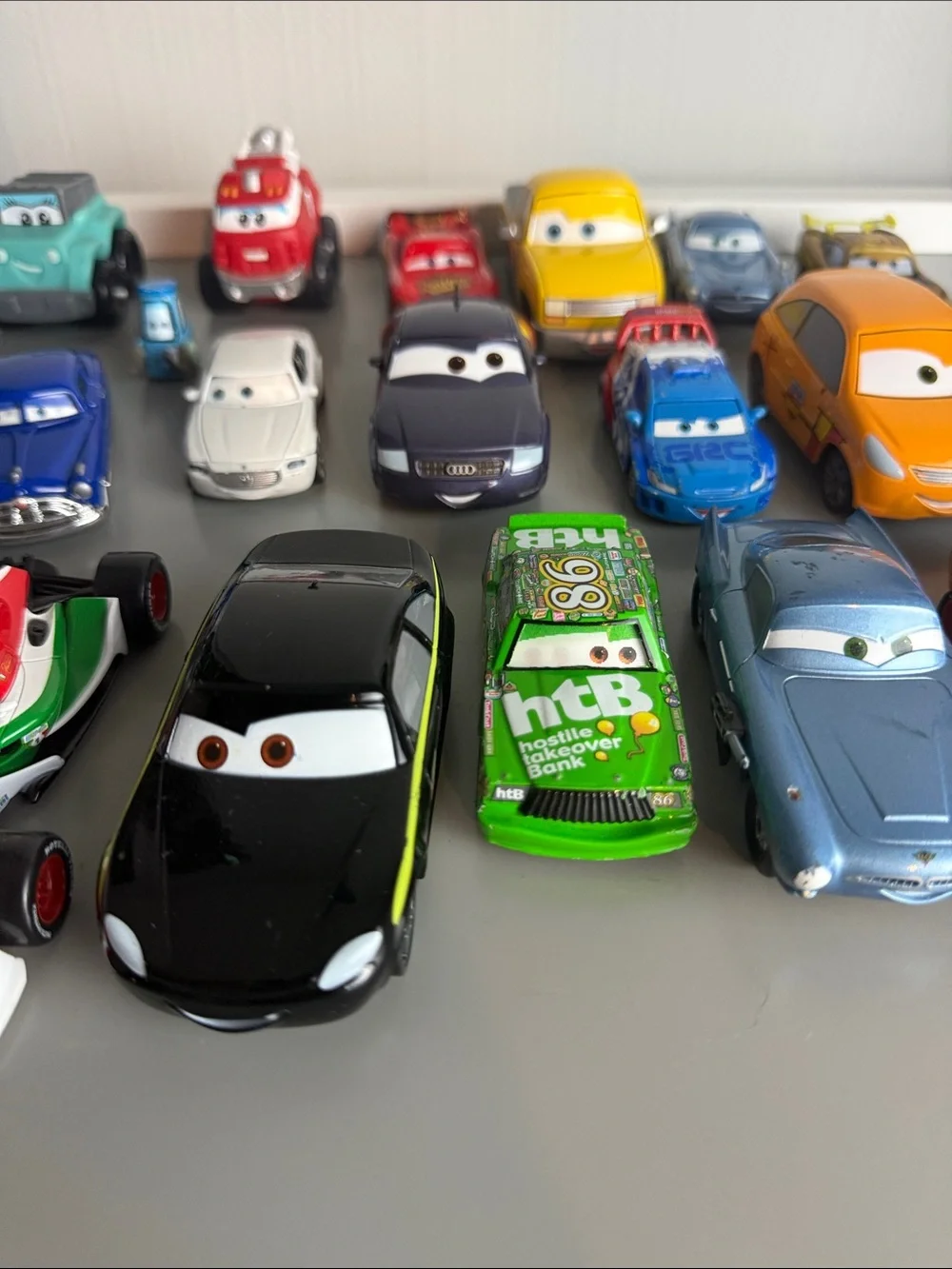 Disney Pixar Cars Diecast Lot of 20 - Rare Mater The Greater & Stunt Pitty &more